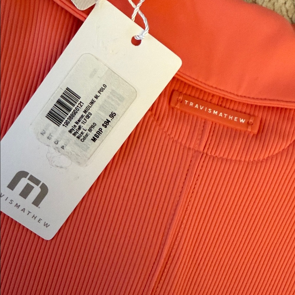 TravisMathew Women's Midline MoveKnit Sleeveless Golf Polo - L - Picture 5 of 5